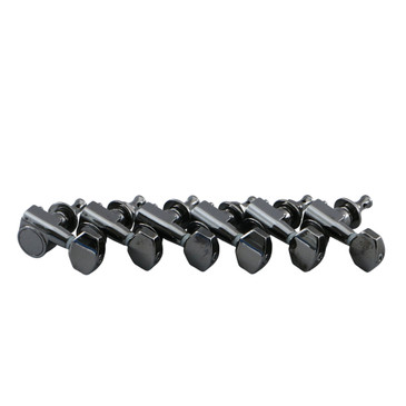 (6) Ibanez Standard Right Handed Tuning Pegs Cosmo Black Finish TU-4155