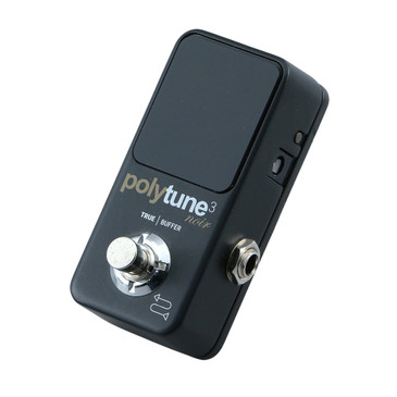 TC Electronic Polytune 3 Mini Noir Tuner Guitar Effects Pedal P-29650
