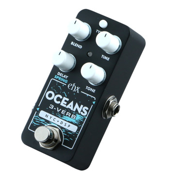 Electro-Harmonix Oceans 3-Verb Reverb Guitar Effects Pedal P-29898