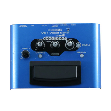 Boss VE-1 Vocal Echo Vocal Effects Pedal P-29979