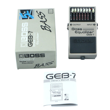 Boss GEB-7 Bass Equaizer Bass Guitar Effects Pedal P-30316