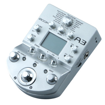 Zoom A3 Acoustic Guitar Effects Pedal P-30368
