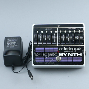 Electro-Harmonix Micro Synth Synthesizer Guitar Effects Pedal P-30756