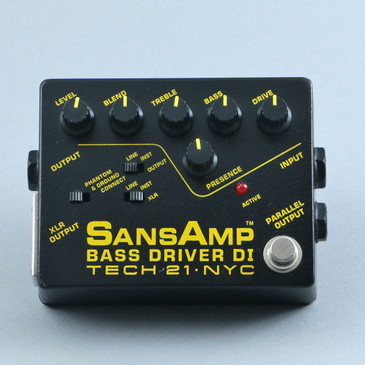Tech 21 SansAmp Bass Driver DI Bass Guitar Effects Pedal P-30918