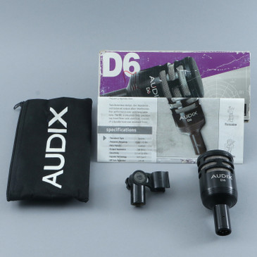 Audix D6 Cardioid Dynamic Microphone MC-7654