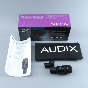 Audix D4 HyperCardioid Dynamic Microphone MC-7703