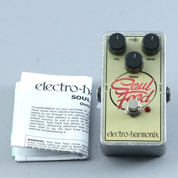 Electro-Harmonix Soul Food Overdrive Guitar Effects Pedal P-31093
