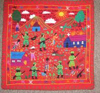Art Embroidery Panel "La Violencia" #9