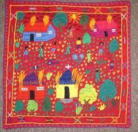 Art Embroidery Panel "La Violencia" #10