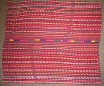 Solola -- Old Tzute with warp ikat