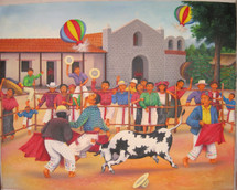 Antonio Coche Mendoza -- Village Bull Fight