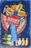 Felipe Chavez Hardboard Painting Comalapa