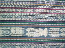 Corte #26 -- Woman's Indigo blue Ikat