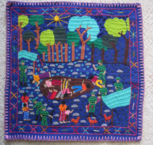 Art Embroidery Panel "La Violencia" #11