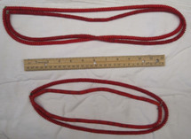 Maya Beaded Necklace #3 red