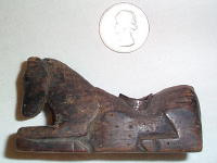 Maya Wood Pipe #4 -- Horse