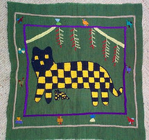 Santiago Atitlan Embroidery Panel #9