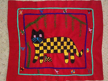 Santiago Atitlan Embroidery Panel #10