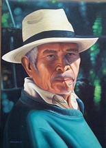 Juan Diego Sisay -- Man with Panama Hat