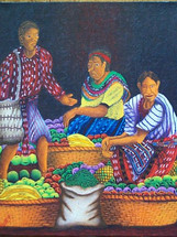 Salvador Tiney -- Market at Santiago Atitlan #1