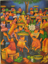 Antonio Vasquez Yojcom -- Night Market Scene