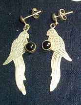 Mayan Silver Earrings #13
