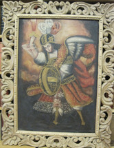 Antique Cusco School Painting -- Archangel Michael