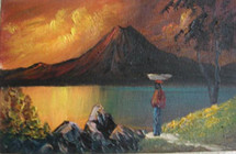 Lorenzo Gonzalez Mendoza -- Sunset Lake Atitlan #2