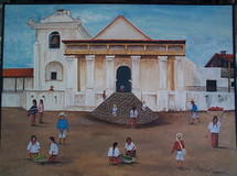 Adonias Mendoza -- The Cathedral at Santiago Atitlan