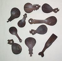 Spoons Carved Coconut Shell from Timor