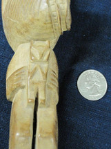 Maya Wood Slingshot #3A -- Jaguar with Young