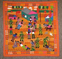 Art Embroidery Panel "La Violencia" #1