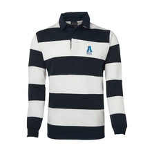 Striped Rugby Jersey Navy/White