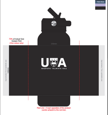 UoA Compadre Black Metal Bottle 1lt