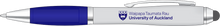 Combine practicality with modern convenience with the University of Auckland Vistro Stylus Pen. Designed in a sleek silver and navy finish, this multifunctional pen features a soft-touch stylus tip for use on smartphones, tablets, and other touchscreens which is perfect for tech-savvy users on the go.

Comfortable to hold and easy to write with, the pen includes the official Waipapa Taumata Rau | University of Auckland branding, making it a smart choice for both everyday writing and professional representation.