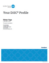 Everything DiSC Catalyst Profile