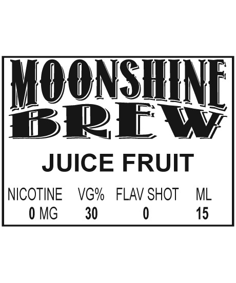 MOONSHINE BREW JUICE FRUIT - E-Juice - E-Liquid - Electronic Cigarettes - ECig - Ejuice - Eliquid - Vape - Vapor - Vaping - Pickering - Ajax - Whitby - Oshawa - Toronto - Ontario - Canada
