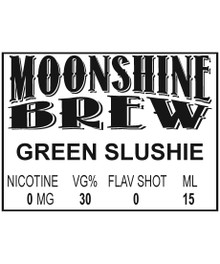 MOONSHINE BREW GREEN SLUSHIE - E-Juice - E-Liquid - Electronic Cigarettes - ECig - Ejuice - Eliquid - Vape - Vapor - Vaping - Pickering - Ajax - Whitby - Oshawa - Toronto - Ontario - Canada