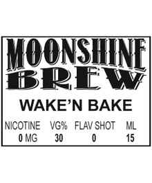 MOONSHINE BREW WAKE'N BAKE - E-Juice - E-Liquid - Electronic Cigarettes - ECig - Ejuice - Eliquid - Vape - Vapor - Vaping - Pickering - Ajax - Whitby - Oshawa - Toronto - Ontario – Canada