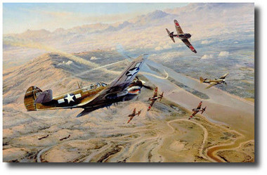 Fighting Tigers   Aviation Art