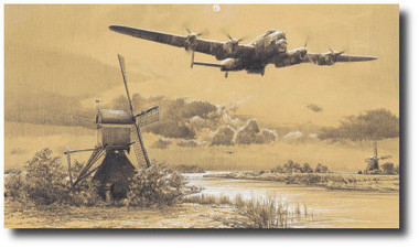 The Dambusters - Inbound to Target  Aviation Art