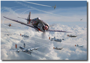 Bretschneider's End by Jim Laurier Aviation Art