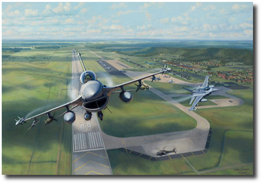 "Volk Field Falcons"  by Jim Laurier Aviation Art