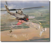 Snake Attack by Jim Laurier Aviation Art