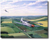 The Sword and the Shield by Jim Laurier Aviation Art