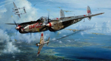 NO SAKI TONIGHT By John Shaw Aviation Art