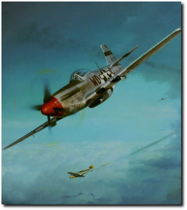 DEBDEN EAGLES By John Shaw Aviation Art