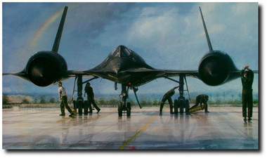 OUTRUN THE THUNDER By John Shaw Aviation Art