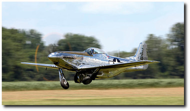 P-51 Takeoff Aviation Art