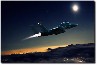 Night Of The Eagle  Aviation Art